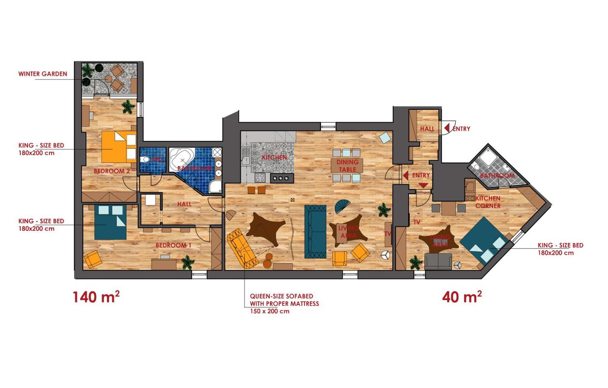 Bohemian Chic 2 Bedroom 2 Bathroom Loft With Hanging Chair Praha Bagian luar foto